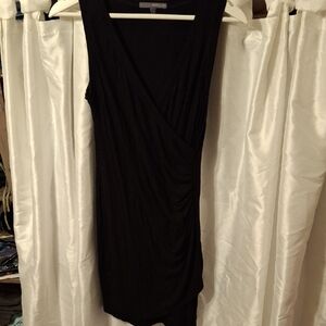 Matty M Black Faux Wrap Dress Small
